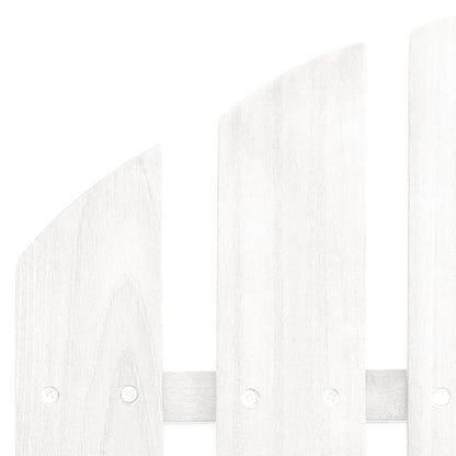 Sedia da Giardino Adirondack con Tavolino in Legno Abete Bianca