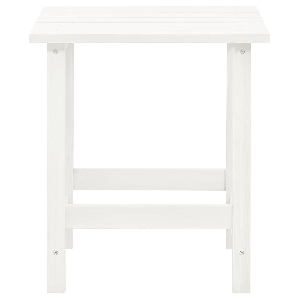 Sedia da Giardino Adirondack con Tavolino in Legno Abete Bianca