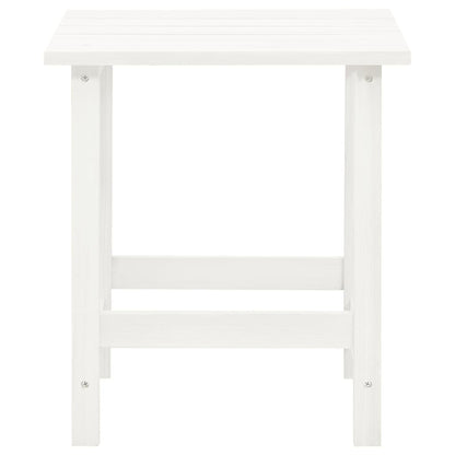 Sedia da Giardino Adirondack con Tavolino in Legno Abete Bianca