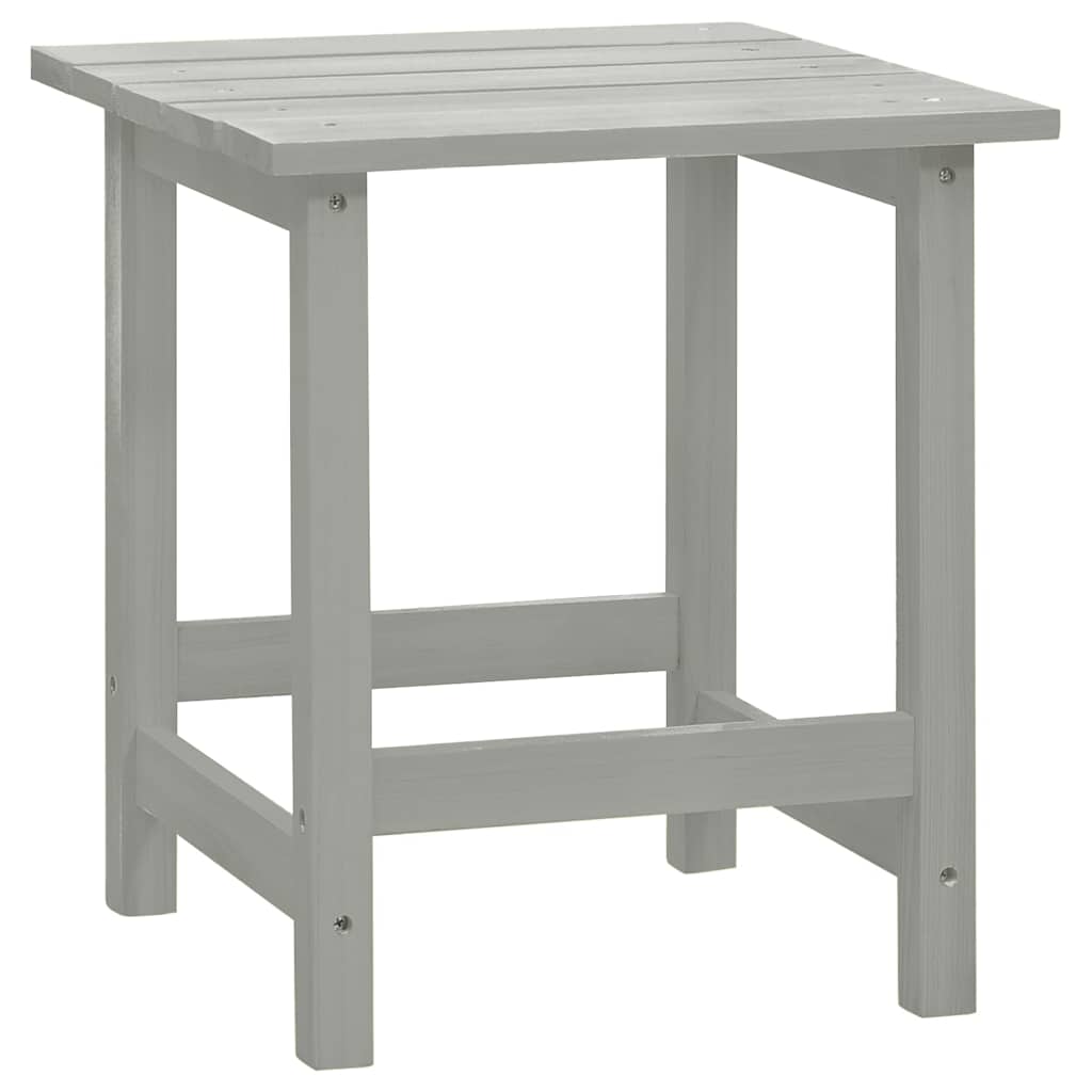 Sedia Giardino Adirondack Ottomana Tavolo Abete Massello Grigio