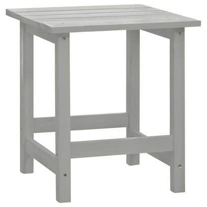 Sedia Giardino Adirondack Ottomana Tavolo Abete Massello Grigio