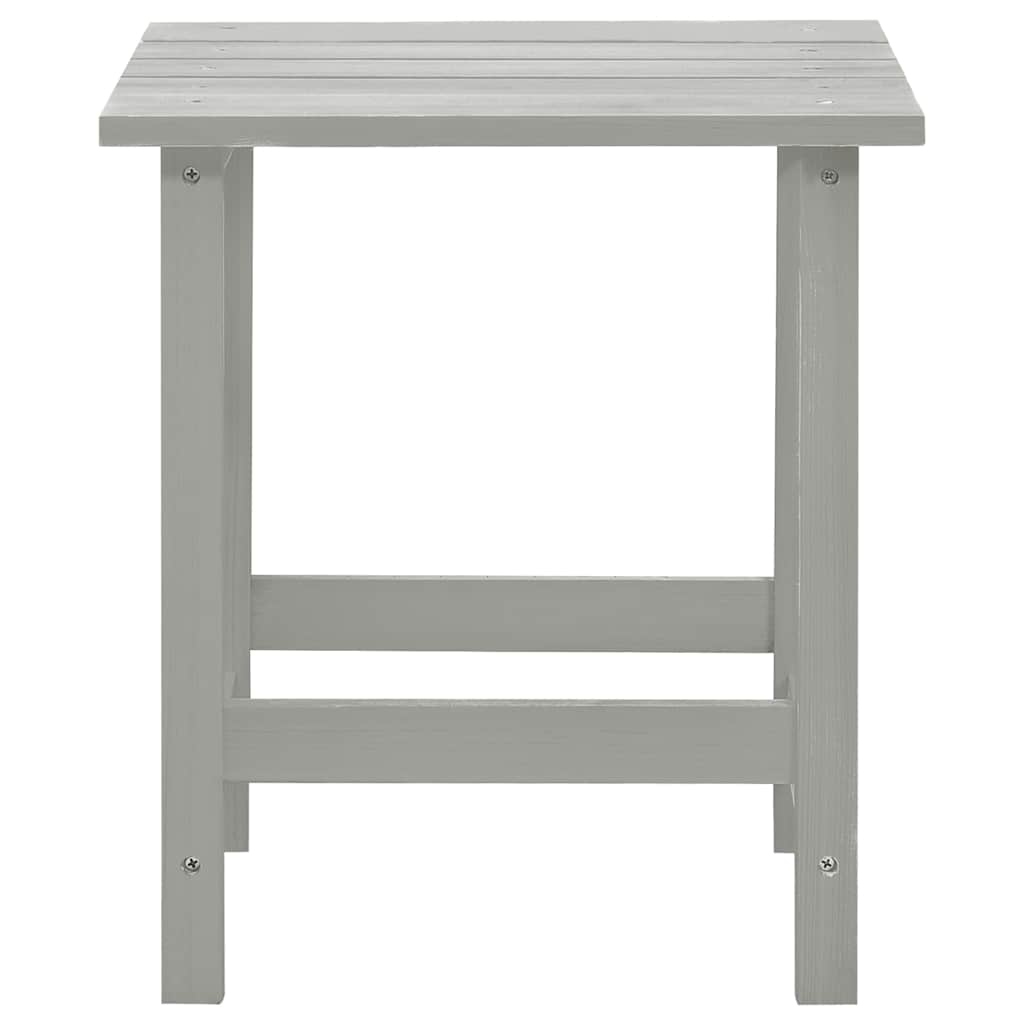 Sedia Giardino Adirondack Ottomana Tavolo Abete Massello Grigio