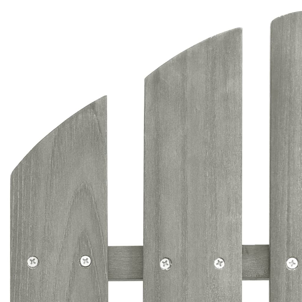 Sedia Giardino Adirondack Ottomana Tavolo Abete Massello Grigio | homemem39