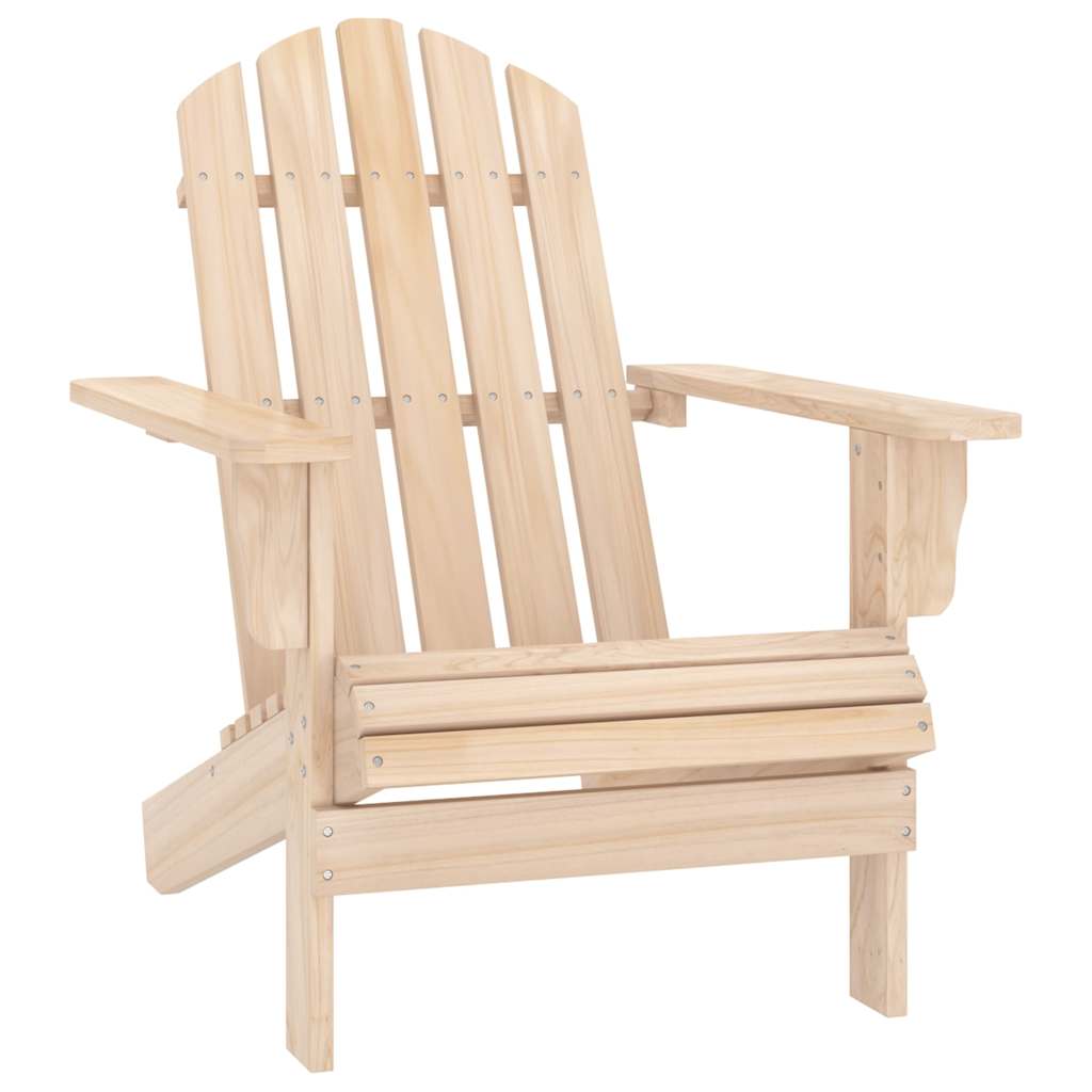 Sedia Adirondack con Poggiapiedi e Tavolo Massello di Abete