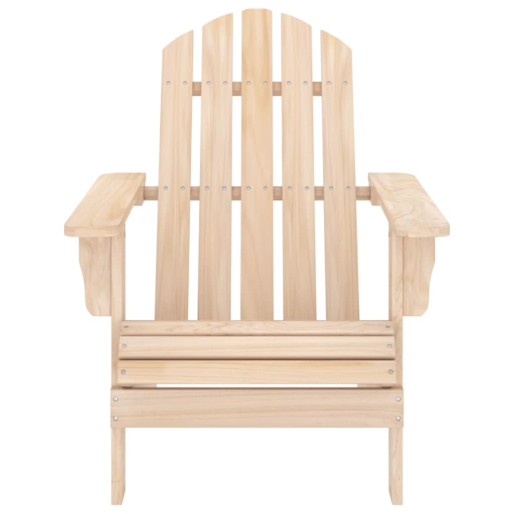 Sedia Adirondack con Poggiapiedi e Tavolo Massello di Abete