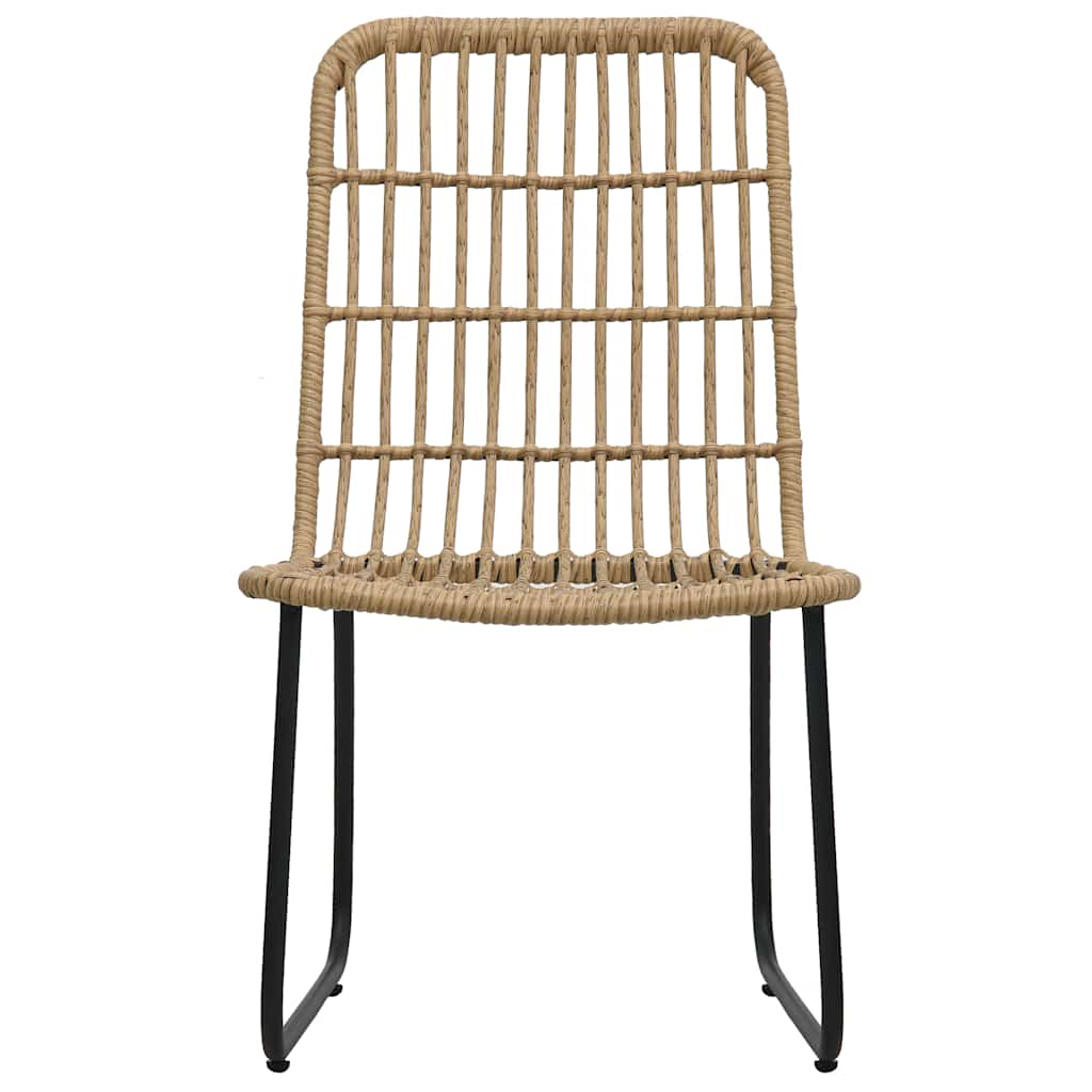Set da Pranzo da Giardino 3 pz in Polyrattan e Vetro | homemem39