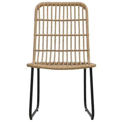 Set da Pranzo da Giardino 3 pz in Polyrattan e Vetro | homemem39