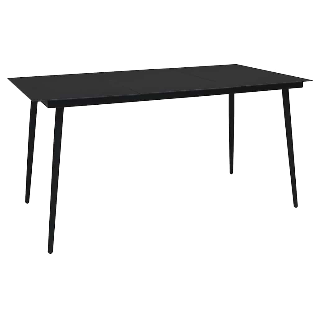 Set da Pranzo da Giardino 5 pz in Polyrattan e Vetro | homemem39