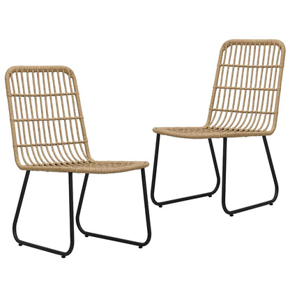 Set da Pranzo da Giardino 3 pz in Polyrattan e Vetro | homemem39