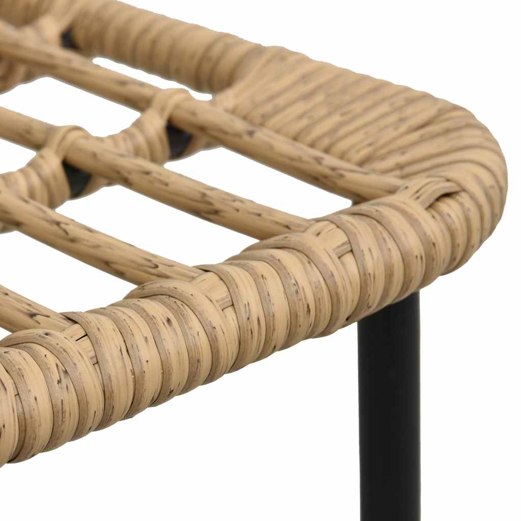 Set da Pranzo da Giardino 5 pz in Polyrattan e Vetro | homemem39