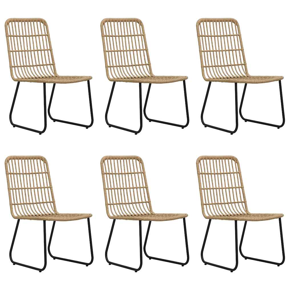 Set da Pranzo da Giardino 7 pz in Polyrattan e Vetro | homemem39
