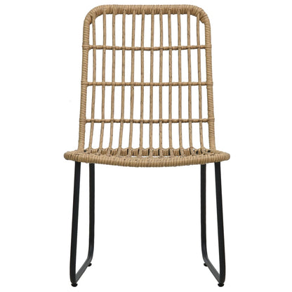 Set da Pranzo da Giardino 7 pz in Polyrattan e Vetro | homemem39