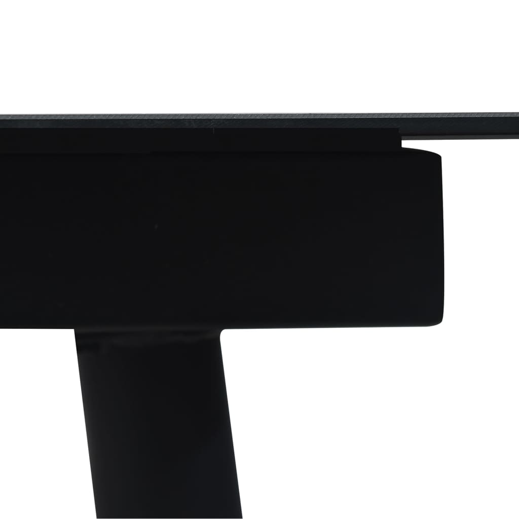 Set da Pranzo da Giardino 7 pz Nero in Rattan PVC - homemem39