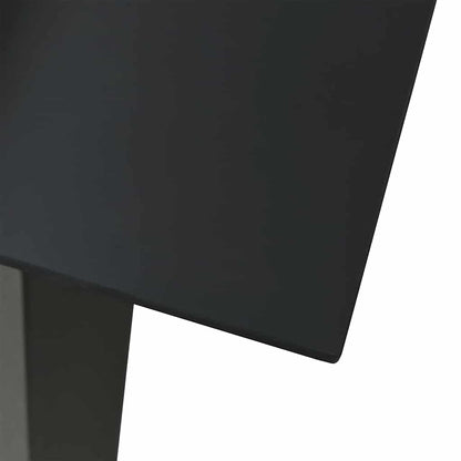 Set da Pranzo da Giardino 7 pz Nero in Rattan PVC | homemem39