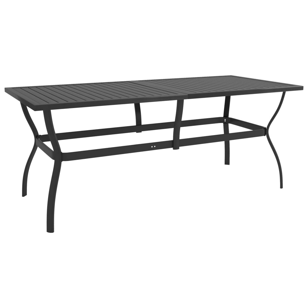Set da Pranzo da Giardino 9 pz in Textilene e Acciaio | homemem39