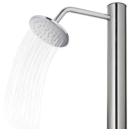 Doccia da Giardino 215 cm in Acciaio Inossidabile