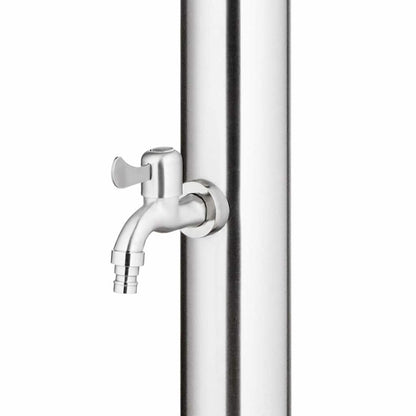 Doccia da Giardino 215 cm in Acciaio Inossidabile