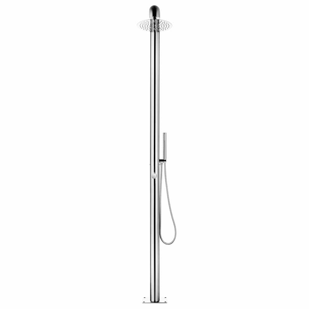 Doccia da Giardino 225 cm in Acciaio Inossidabile