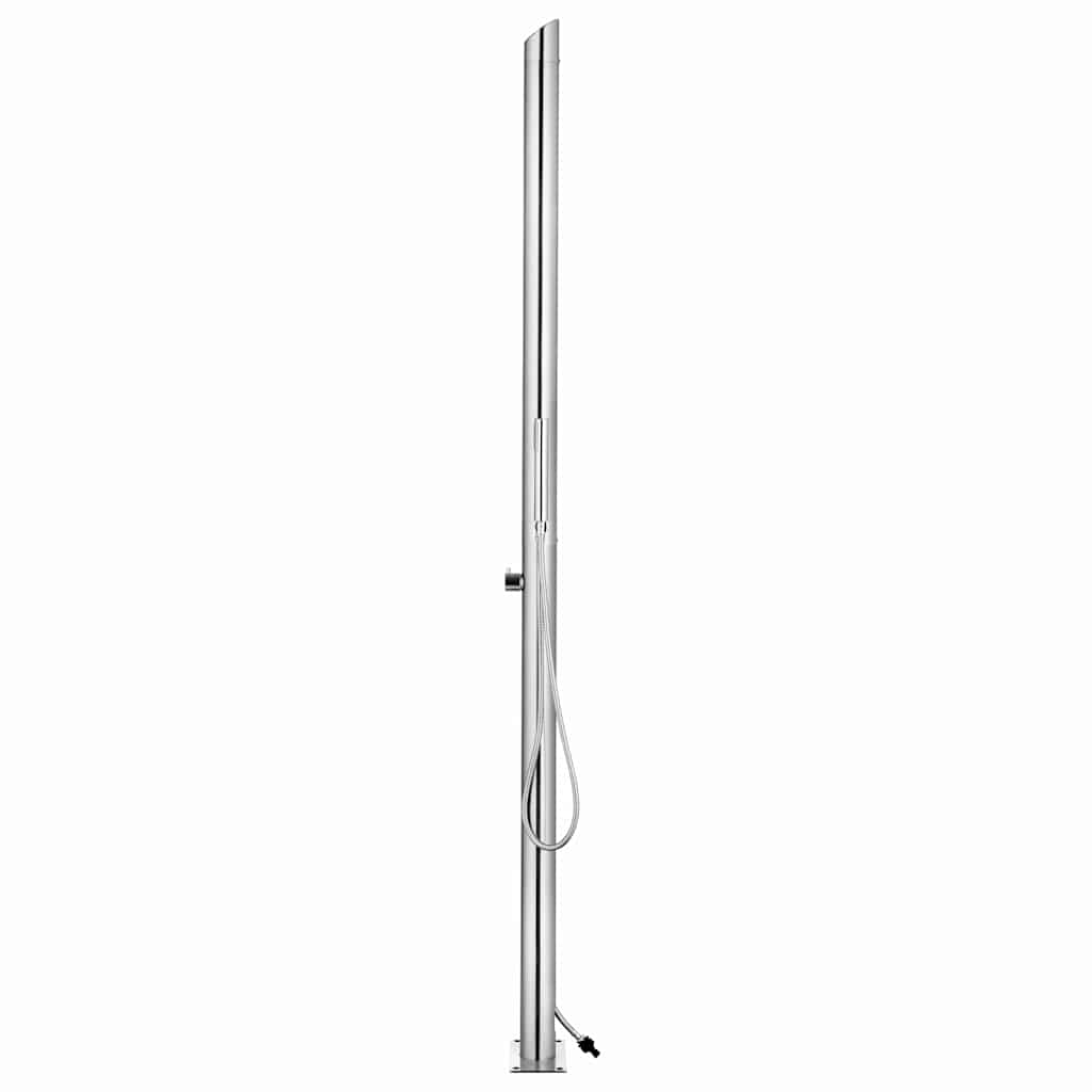Doccia da Giardino 220 cm in Acciaio Inossidabile
