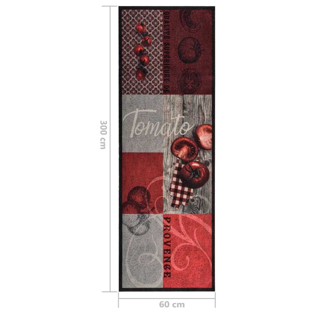 Tappetino da Cucina Lavabile Pomodori 60x300 cm | homemem39