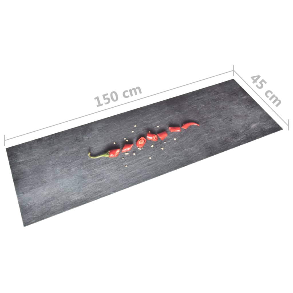 Tappetino da Cucina Lavabile Peperoni 45x150 cm - homemem39