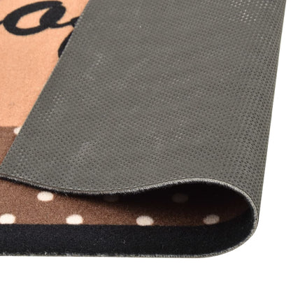 Tappetino da Cucina Lavabile Caffè Marrone 60x180 cm | homemem39