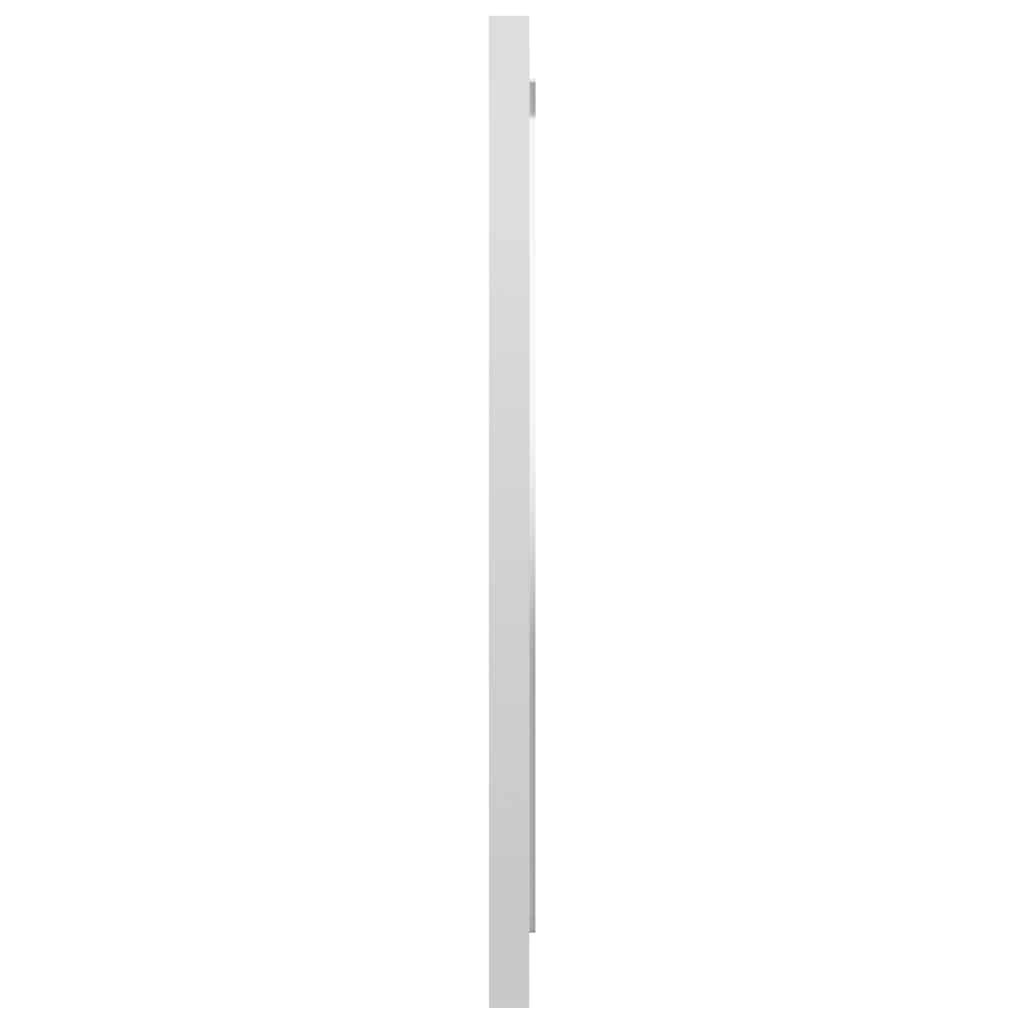 Set Mobili da Bagno 2 pz Bianco Lucido in Legno Multistrato | homemem39