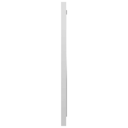 Set Mobili da Bagno 2 pz Bianco Lucido in Legno Multistrato | homemem39