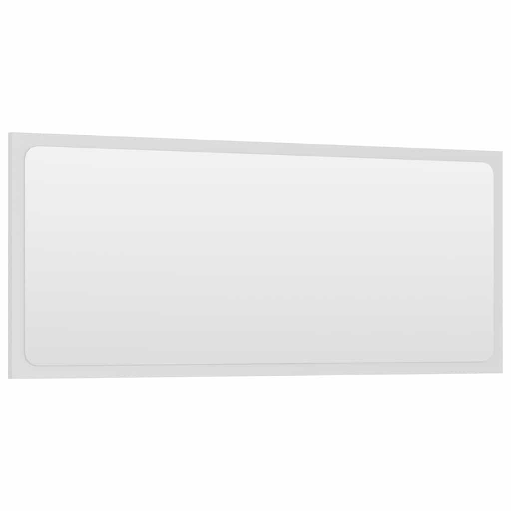 Set Mobili da Bagno 2 pz Bianco in Legno Multistrato