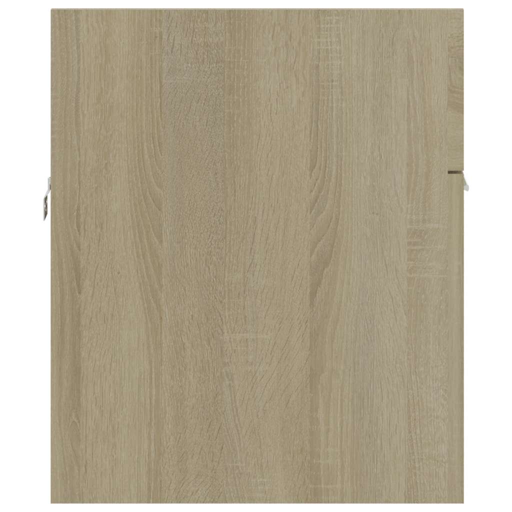 Set Mobili da Bagno 2 pz Rovere Sonoma in Legno Multistrato | homemem39