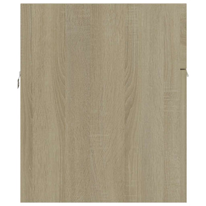 Set Mobili da Bagno 2 pz Rovere Sonoma in Legno Multistrato | homemem39