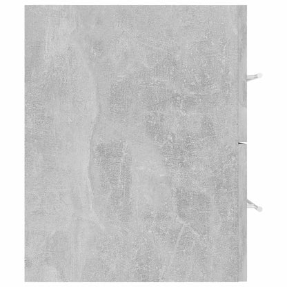 Set Mobili da Bagno 2 pz Grigio Cemento in Legno Multistrato | homemem39