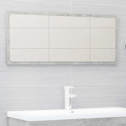 Set Mobili da Bagno 2 pz Grigio Cemento in Legno Multistrato | homemem39