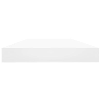 Ripiani per Libreria 4 pz Bianchi 40x10x1,5 cm in Multistrato - homemem39