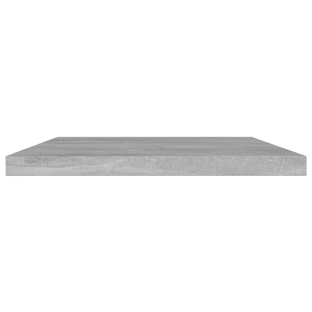 Ripiani per Libreria 4pz Grigio Cemento 60x10x1,5cm Multistrato - homemem39