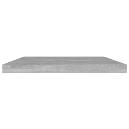 Ripiani per Libreria 4pz Grigio Cemento 60x10x1,5cm Multistrato - homemem39