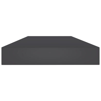 Ripiani per Libreria 8pz Grigi 80x10x1,5cm in Legno Multistrato | homemem39
