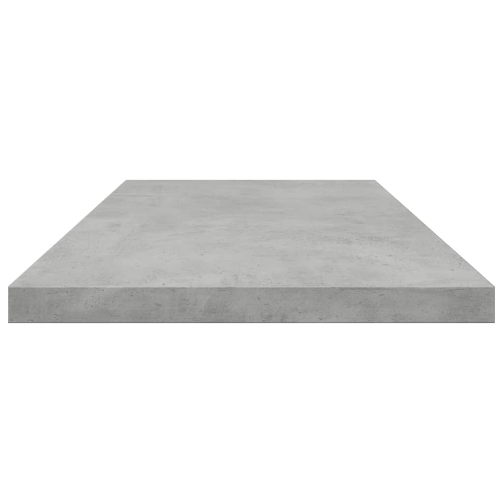 Ripiani per Libreria 4pz Grigio Cemento 80x20x1,5cm Multistrato