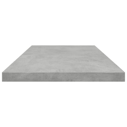 Ripiani per Libreria 4pz Grigio Cemento 80x20x1,5cm Multistrato