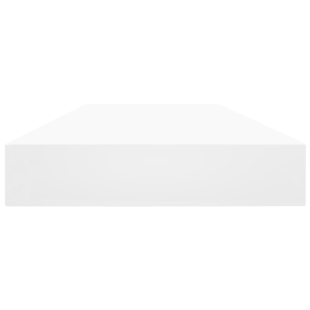 Ripiani per Libreria 4pz Bianchi 100x10x1,5cm Legno Multistrato