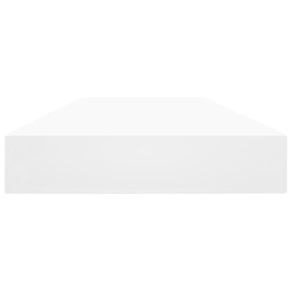 Ripiani per Libreria 4pz Bianchi 100x10x1,5cm Legno Multistrato