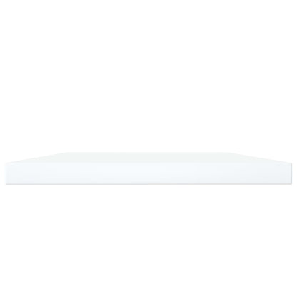 Ripiani per Libreria 4pz Bianchi 100x20x1,5cm Legno Multistrato