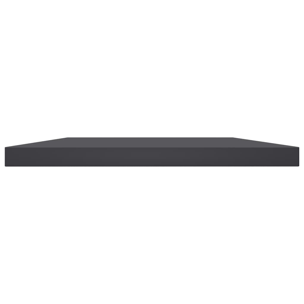 Ripiani per Libreria 4pz Grigi 100x20x1,5cm Legno Multistrato | homemem39