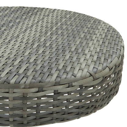 Set Bar da Giardino 3 pz con Cuscini in Polyrattan Grigio | homemem39