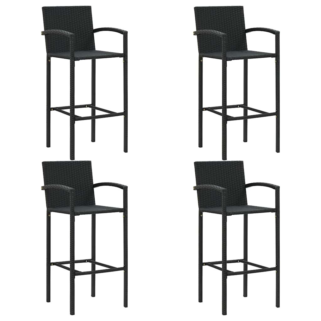 Set Bar da Giardino 5 pz Nero | homemem39