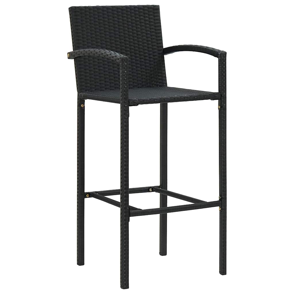 Set Bar da Giardino 5 pz Nero | homemem39