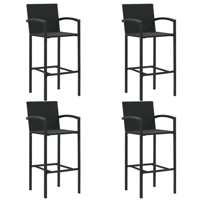 Set Bar da Giardino 5 pz Nero | homemem39