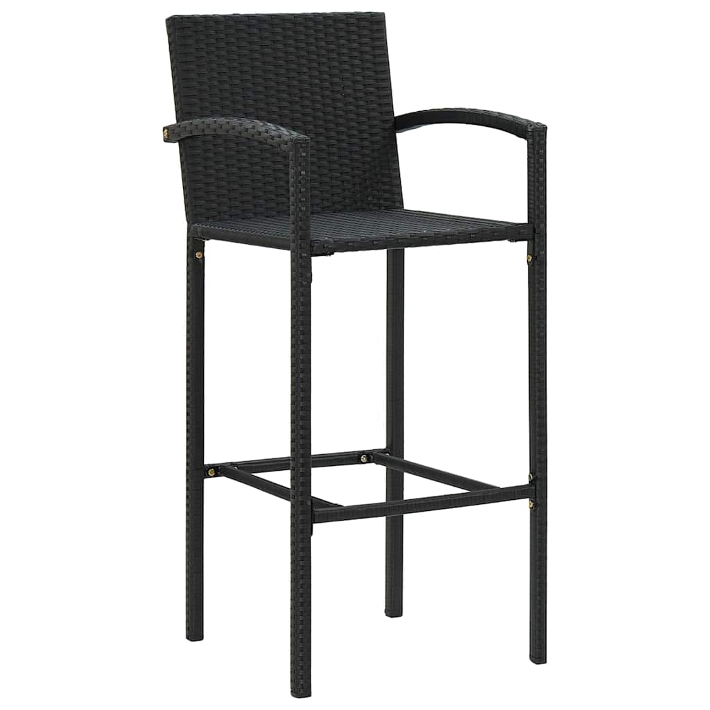 Set Bar da Giardino 5 pz Nero | homemem39