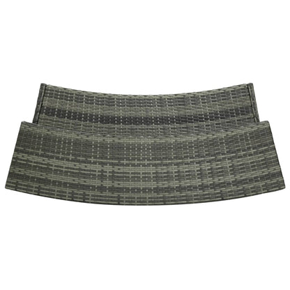 Set Bar da Giardino 4 pz con Cuscini Grigio - homemem39