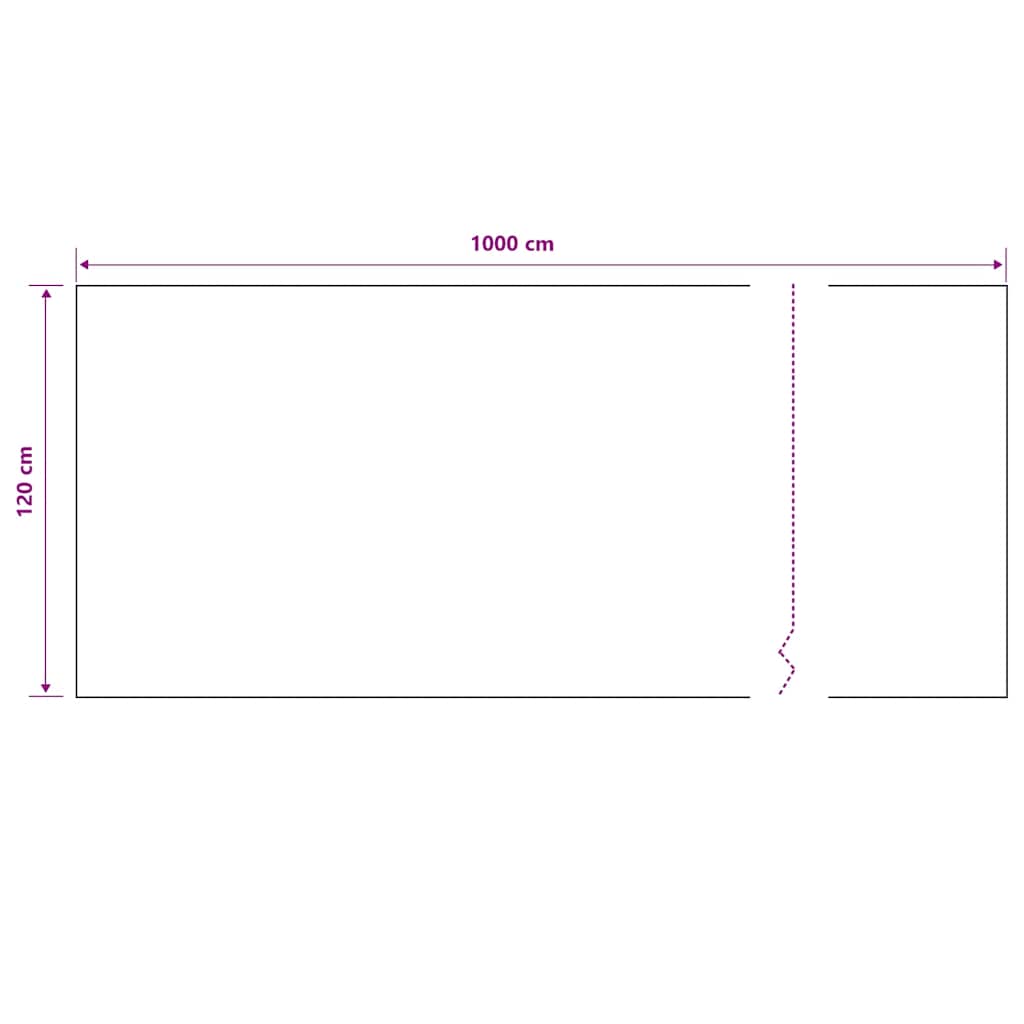 Rete per Privacy Nera 1,2x10 m in HDPE 195 g/m² | homemem39